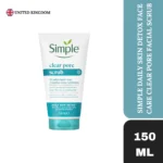 Simple  clear pore  scrub