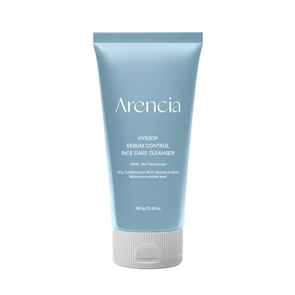 Arencia-Hyssop-Sebum-Control-Rice-Cake-Cleanser-150g Arencia Hyssop sebum control Rice cake cleanser - Image 1