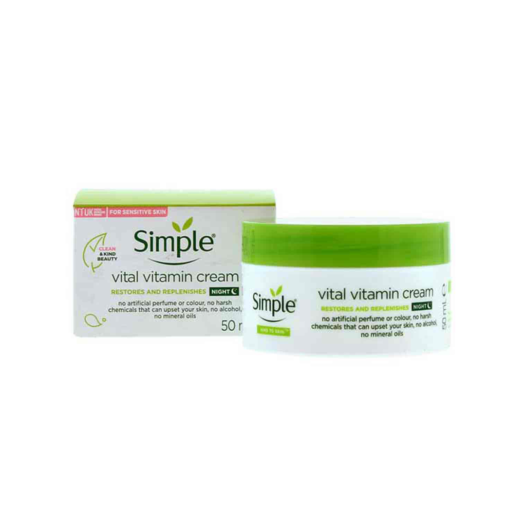 Simple-Kind-To-Vital-Vitamin-night-Cream Simple vital vitamin cream night - Image 1