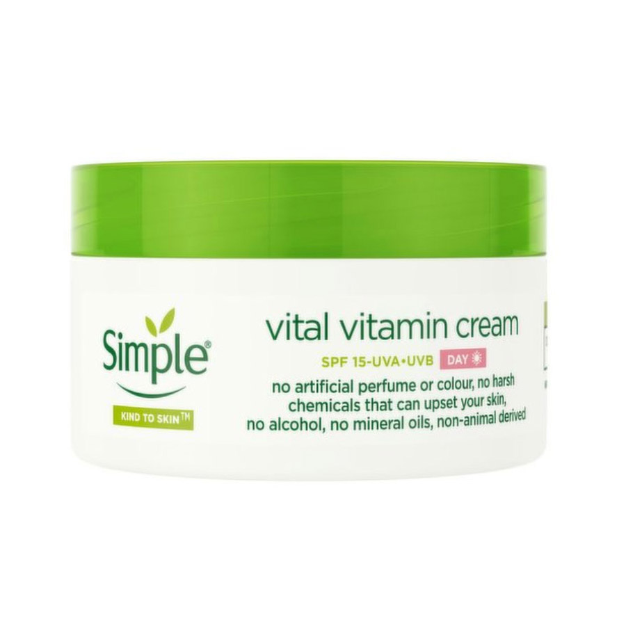 simple-kind-to-skin-vital-vitamin-day-cream-50ml-5 Simple vital vitamin cream day - Image 1